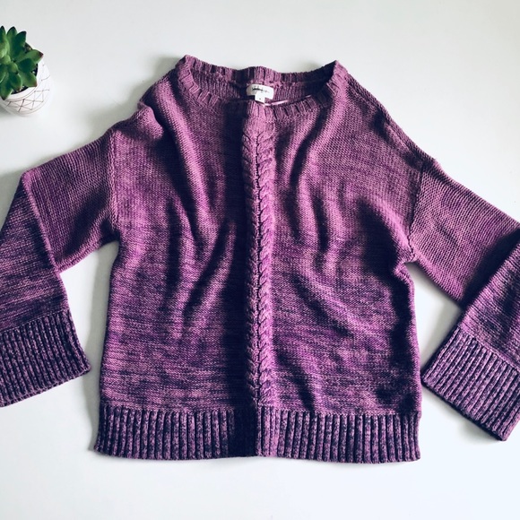 NEW Style & Co Ombre Bell Sleeve Chunky Sweater - Picture 11 of 11